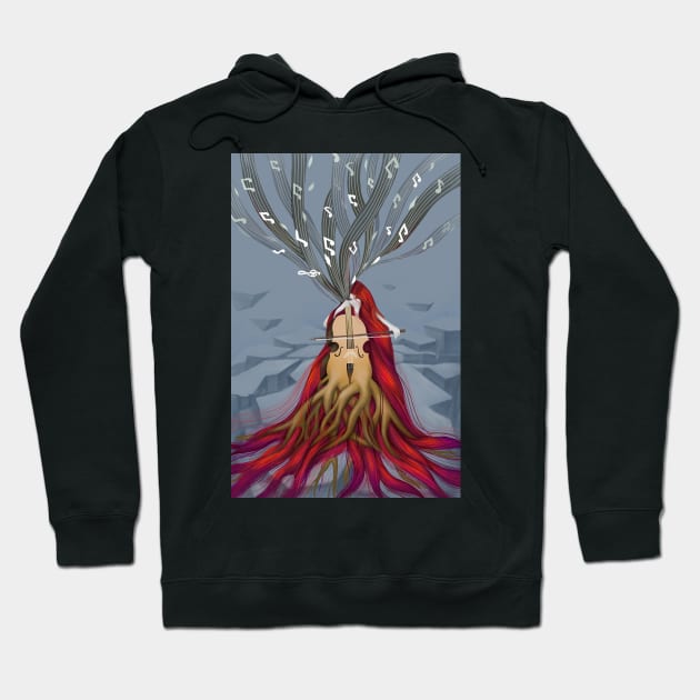 Sound of the forest Hoodie by Deeprootsbkk